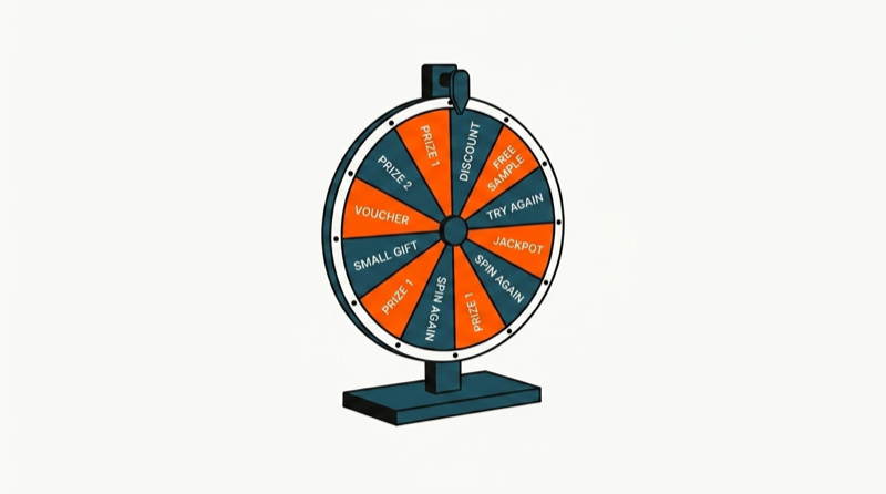 Table Top Spin & Win Wheel